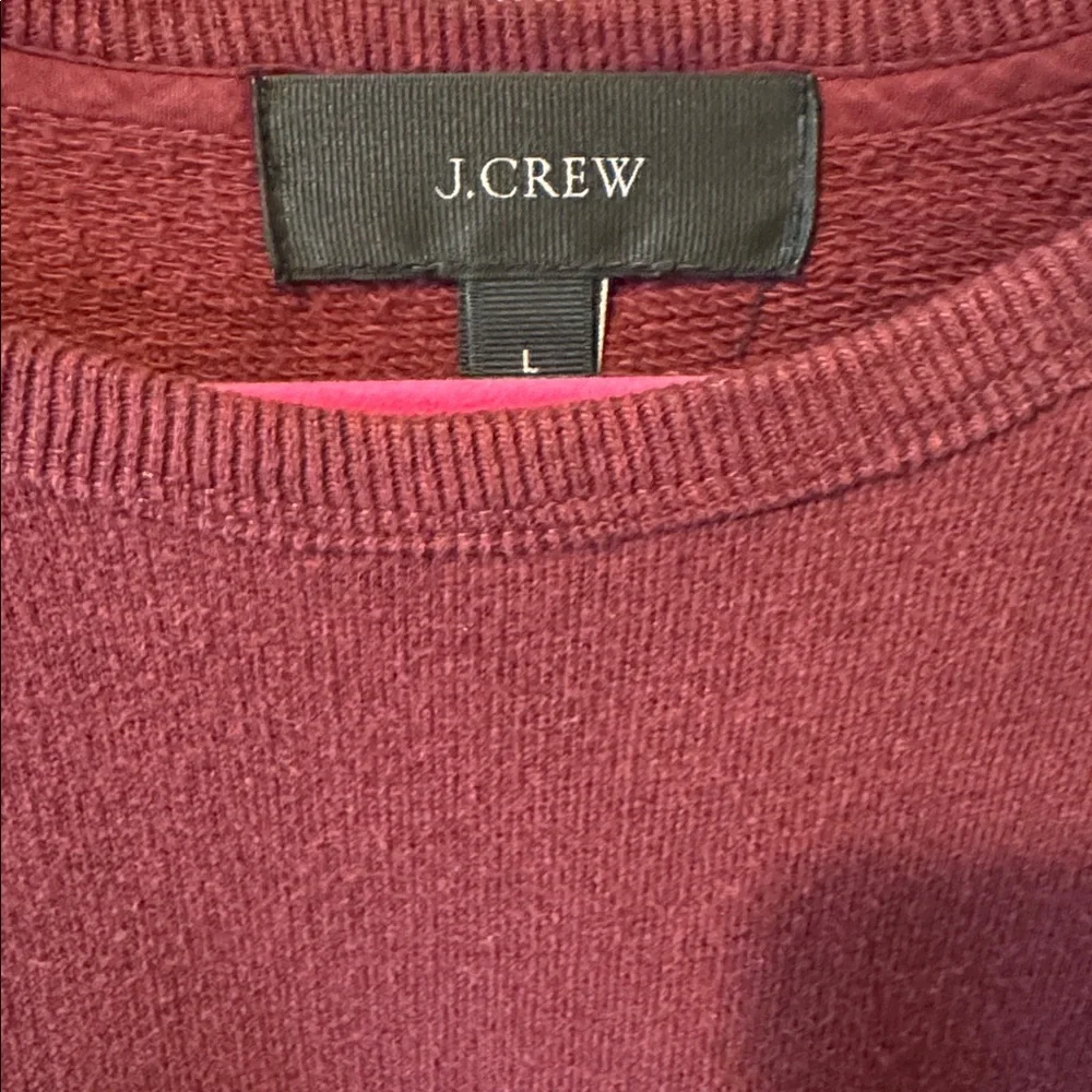 J. Crew Maroon Sweatshirt